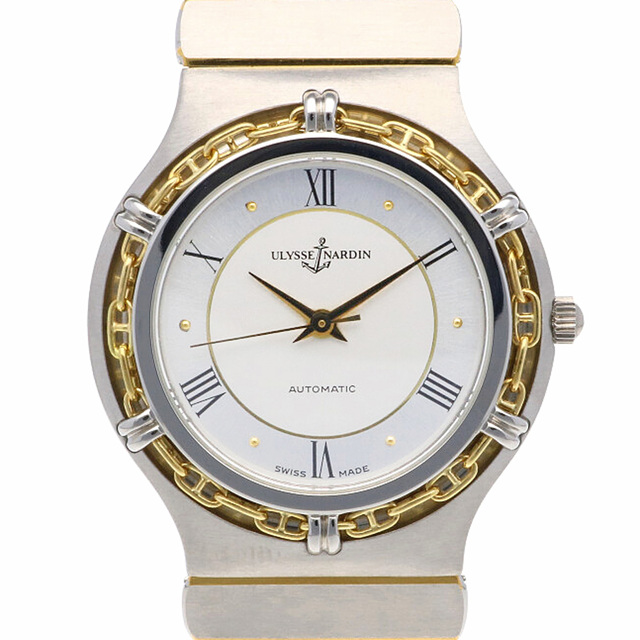 売れ筋がひ新作！ ULYSSE 中古  ステンレススチール 腕時計 ラ・チェーン Nardin Ulysse ユリス・ナルダン - NARDIN 腕時計(アナログ)