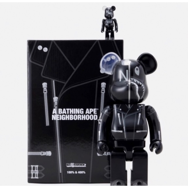 BAPE NBHD SHARK BE@RBRICK 100%&400% SETその他