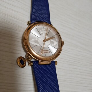 ヴィヴィアンウエストウッド(Vivienne Westwood)の【美品】ブルー Vivienne Westwood腕時計 VV006RSBL(腕時計)
