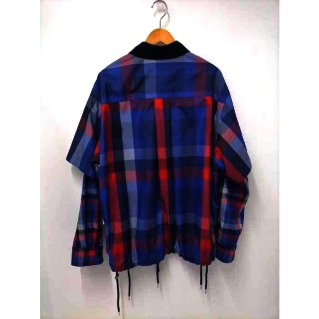 sacai(サカイ)のSacai(サカイ) 22AW Plaid Layered Shirt メンズ メンズのジャケット/アウター(ナイロンジャケット)の商品写真