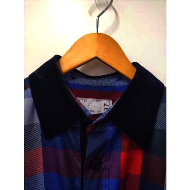 sacai(サカイ)のSacai(サカイ) 22AW Plaid Layered Shirt メンズ メンズのジャケット/アウター(ナイロンジャケット)の商品写真