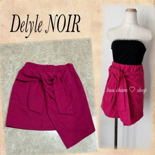 デイライルノアール(Delyle NOIR)のDelyle NOIR♡リボン　ラップスカート(ミニスカート)