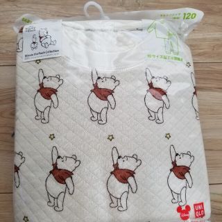 ユニクロ(UNIQLO)のyuuさん専用　ユニクロ　キルティングパジャマ　プーさん　120　新品(パジャマ)