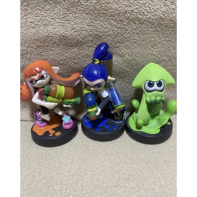 amiibo スプラトゥーン ガール　イカ　ボーイ　全3種ニンテンドースイッチ