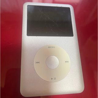 アイポッド(iPod)のiPod classic 80GB シルバー　動作確認済み　初期化済み(ポータブルプレーヤー)