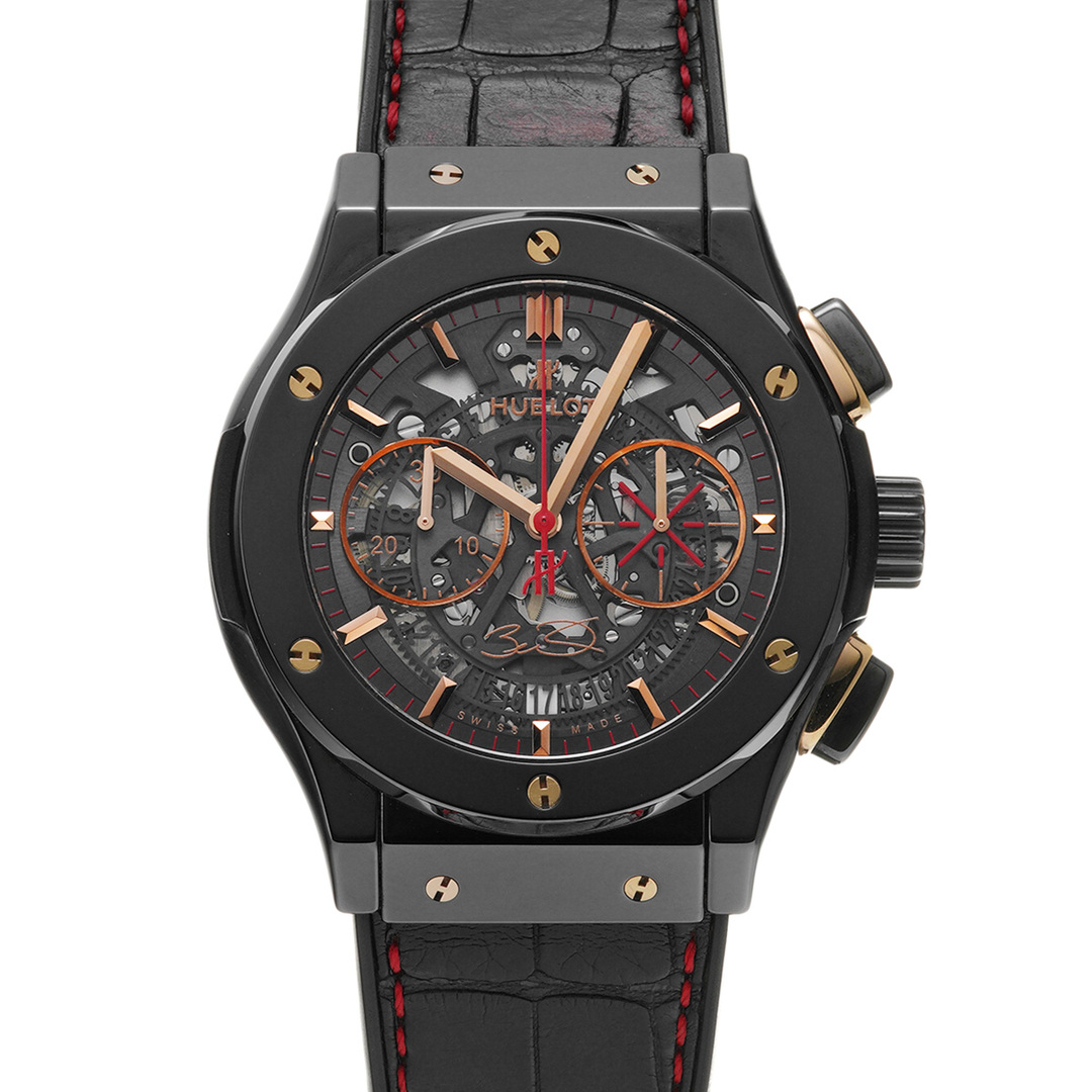 HUBLOT(ウブロ)の中古 ウブロ HUBLOT 525.CS.0138.LR.DWD14 ブラック /スケルトン メンズ 腕時計 メンズの時計(腕時計(アナログ))の商品写真