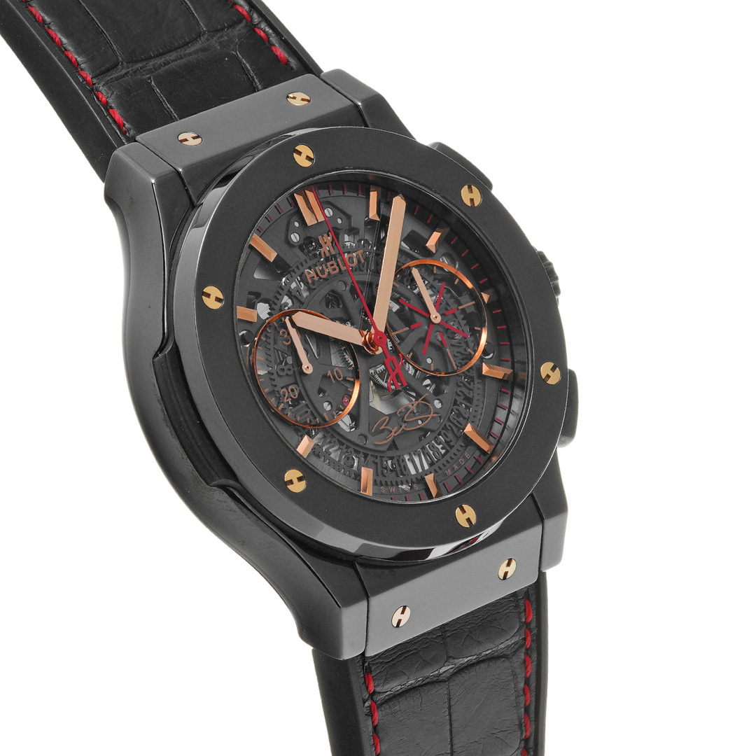 HUBLOT(ウブロ)の中古 ウブロ HUBLOT 525.CS.0138.LR.DWD14 ブラック /スケルトン メンズ 腕時計 メンズの時計(腕時計(アナログ))の商品写真