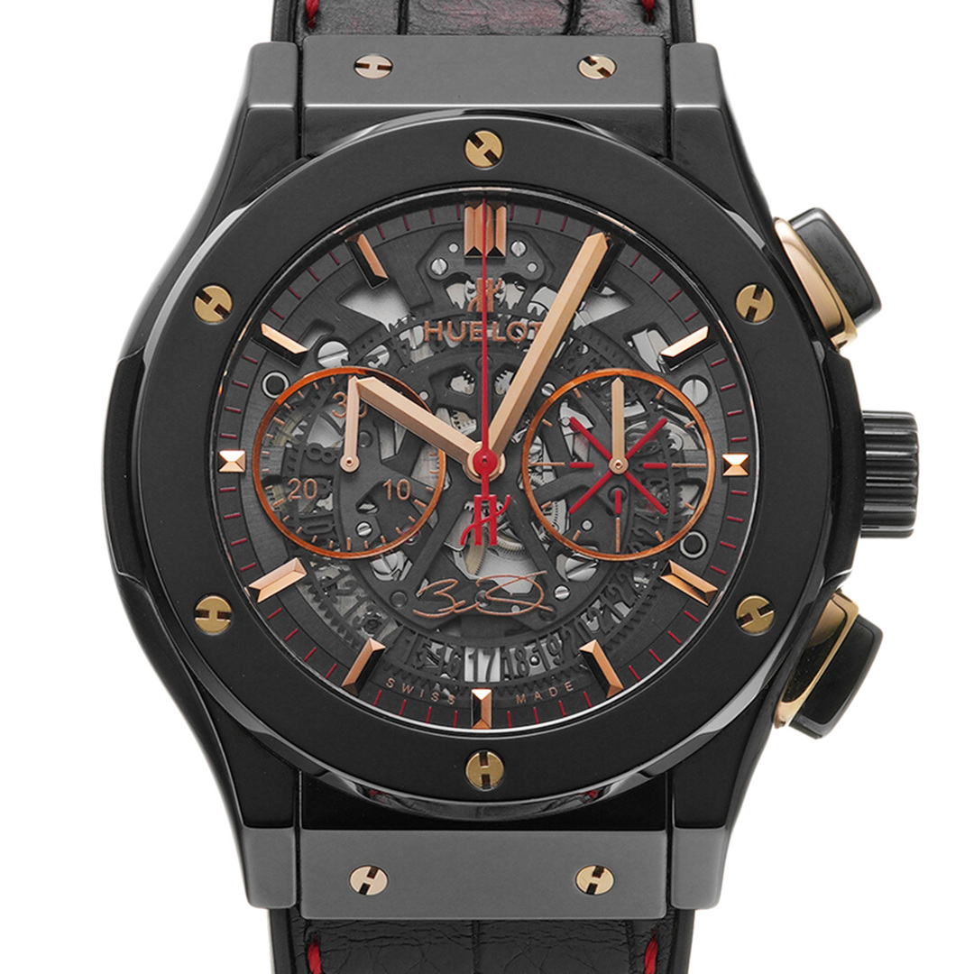 HUBLOT(ウブロ)の中古 ウブロ HUBLOT 525.CS.0138.LR.DWD14 ブラック /スケルトン メンズ 腕時計 メンズの時計(腕時計(アナログ))の商品写真