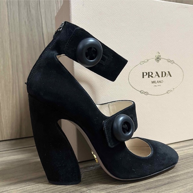 値下げ】PRADA プラダ スエードヒール ベルベット | tradexautomotive.com