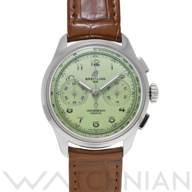 一流の品質 - BREITLING 中古 腕時計 メンズ ピスタチオグリーン AB0930D31L1P1 BREITLING ブライトリング 腕時計(アナログ)