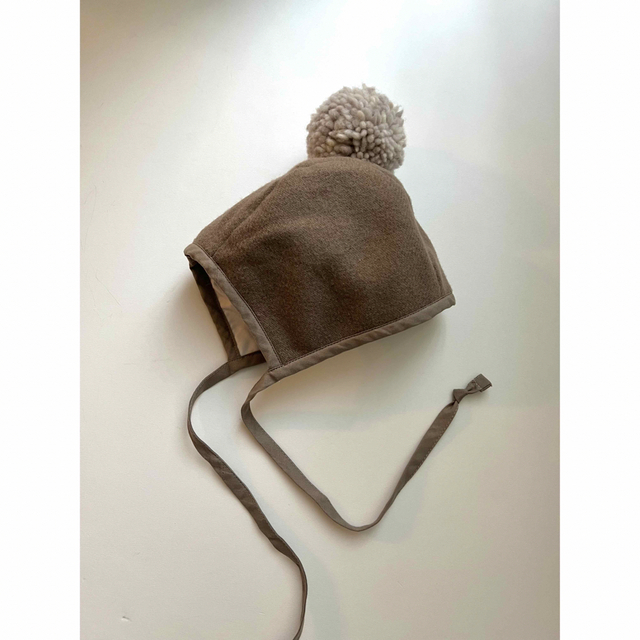 Caramel baby&child (キャラメルベビー&チャイルド)のnico様専用　briar BABY MOCA POM BONNET キッズ/ベビー/マタニティのこども用ファッション小物(帽子)の商品写真