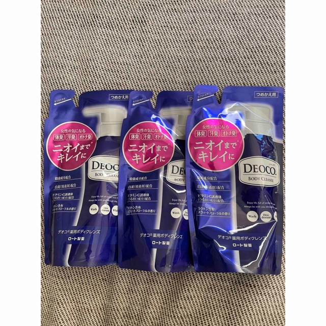 DEOCOボディシャンプー250ml×3 コスメ/美容のボディケア(ボディソープ/石鹸)の商品写真