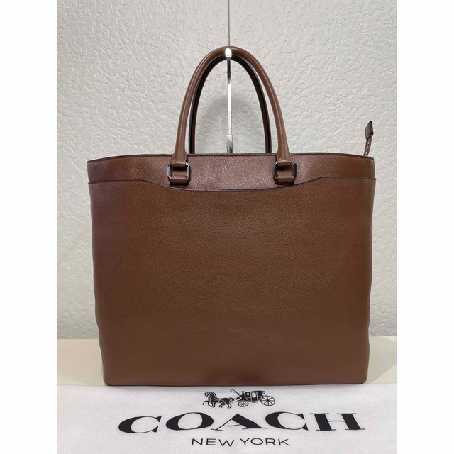 良品】定価9万 コーチ 2way ビジネス バッグ レザー メンテ済み 56