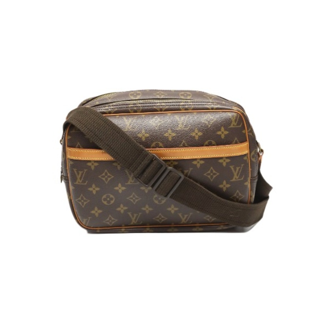 ルイヴィトン M45254 ショルダーバッグ ブラウン  LOUIS VUITTON リポーターPM モノグラム