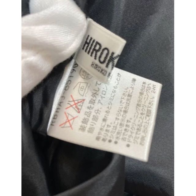 HIROKO KOSHINO(ヒロココシノ)のコシノヒロコ　スカート　黒　花　HIROKO BIS レディースのスカート(その他)の商品写真