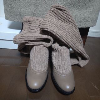 ヒスイ(HISUI)の✨美品✨HISUIニットロングブーツ👢(ブーツ)