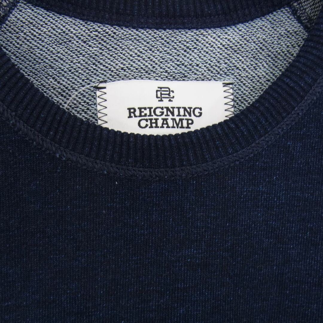 REIGNING CHAMP レイニングチャンプ　クルーネックスウェット　紺　L