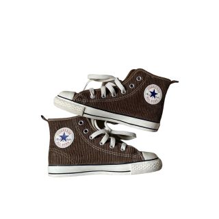 コンバース(CONVERSE)の美品converse 19cm 茶(スニーカー)