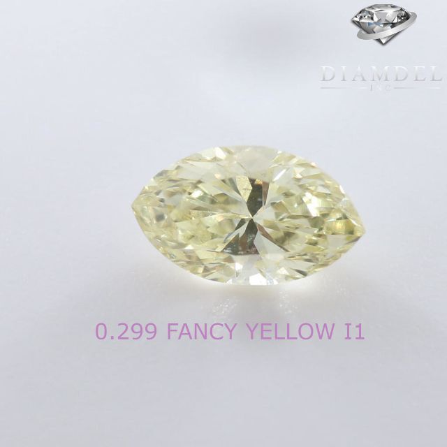 イェローダイヤモンドルース/ F.YELLOW/ 0.299 ct. - その他