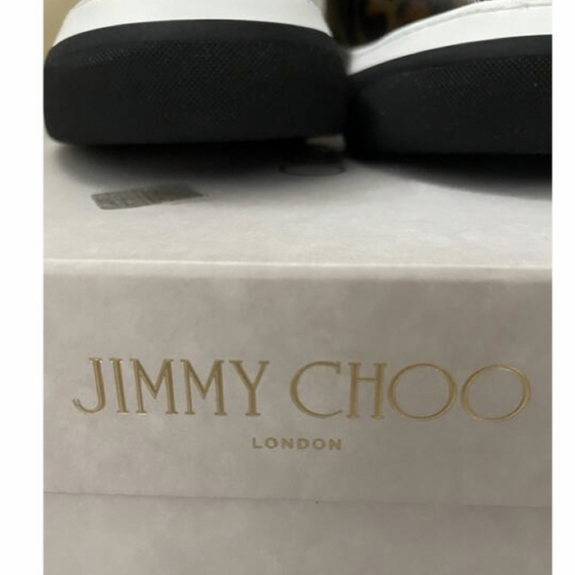 JIMMY CHOO(ジミーチュウ)の新品　JIMMY CHOO ジミーチュウスター　レオパード　ハイカットスニーカー メンズの靴/シューズ(スニーカー)の商品写真