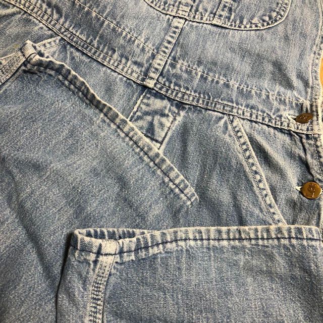 Lee - 70s USA製 Lee オーバーオール デニム ボタンフライ 古着の通販