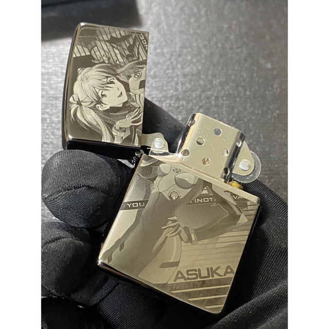 未使用品　zippo エヴァンゲリオン アスカ ラングレー2009年製両面加工品