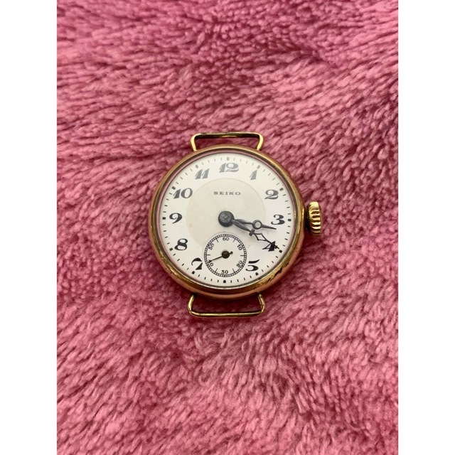 SEIKO(セイコー)のセイコー　凄く古い時計　手巻き式 レディースのファッション小物(腕時計)の商品写真