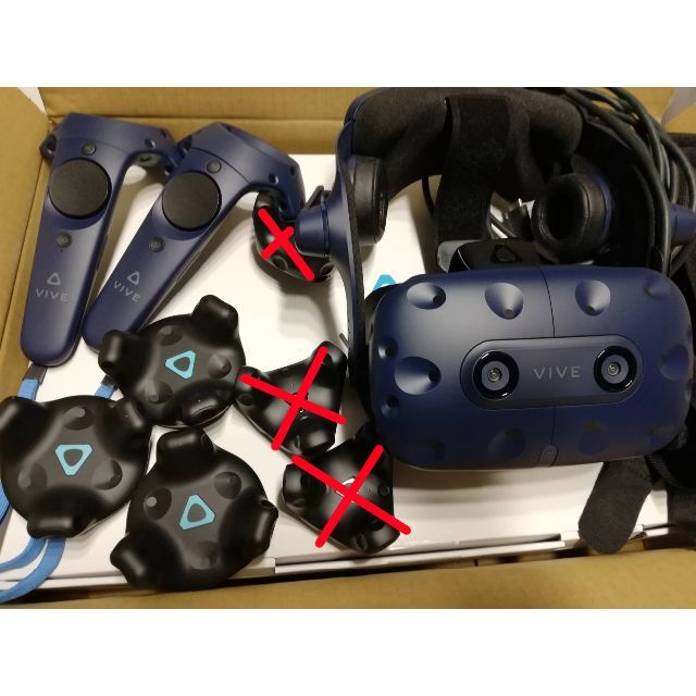 HTC VIVE Pro フルセット +VIVEトラッカー(2018)3個 - PC周辺機器