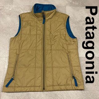 00s Patagonia パタゴニア ダウンベスト ブラウン ベージュ