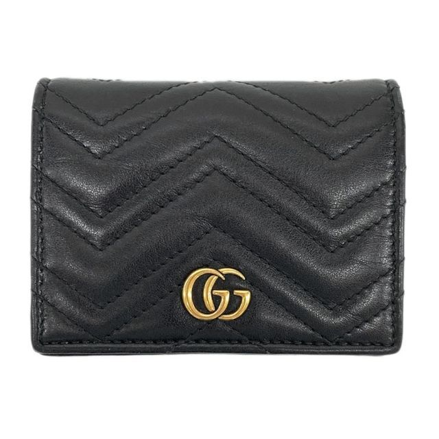 グッチ 財布 GGマーモント キルティング ブラック J5705 品数豊富