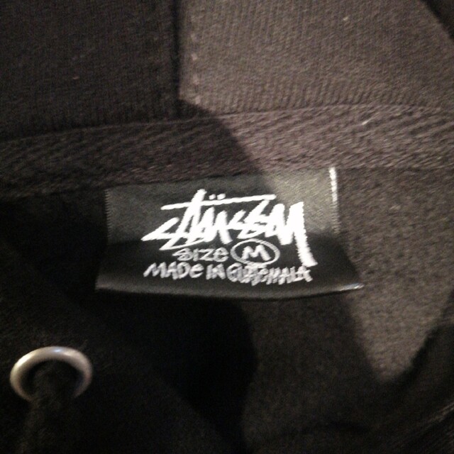 【新作タグ　ゆるだぼ】STUSSY ステューシー　センター　両面ロゴ　パーカー