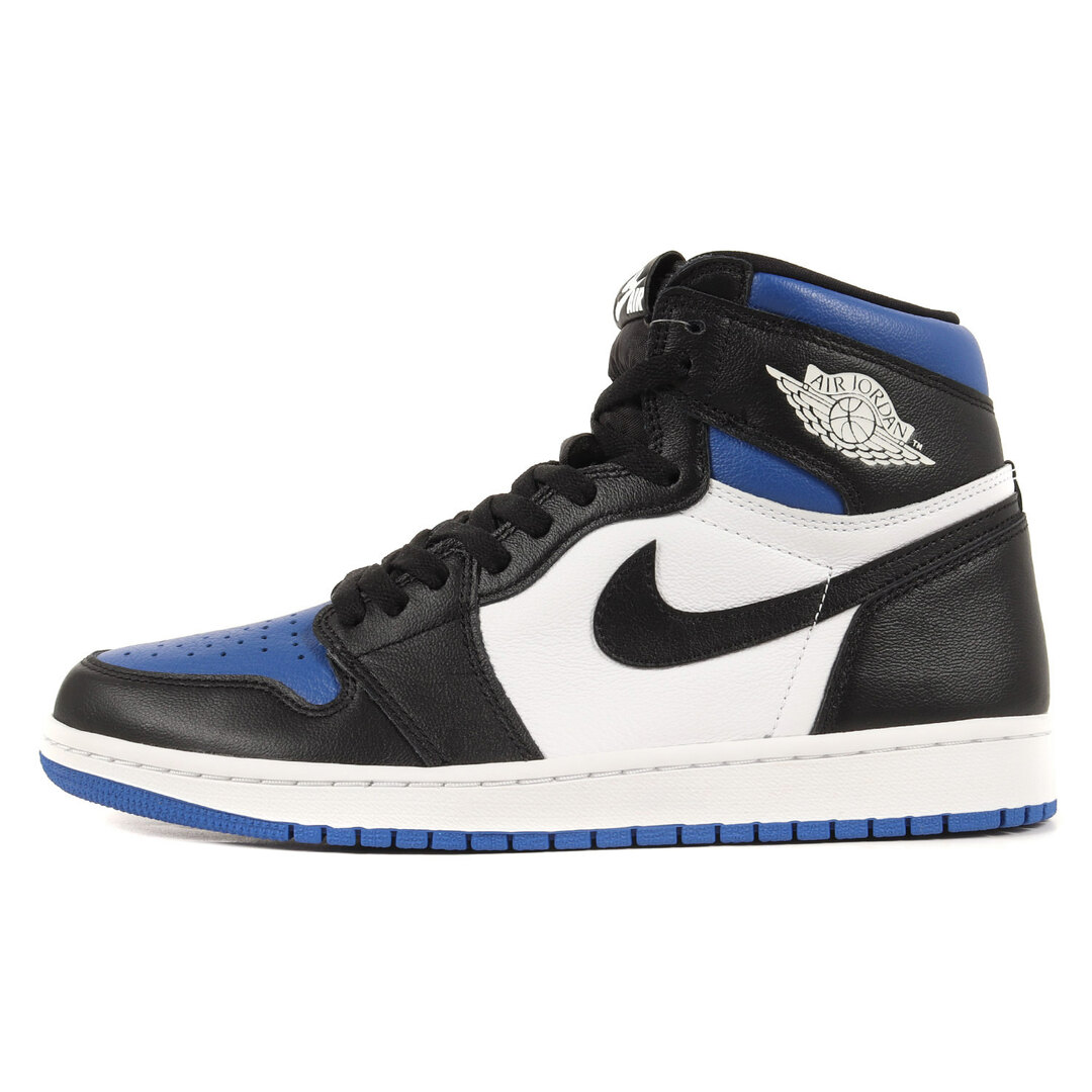 NIKE ナイキ AIR JORDAN 1 RETRO HIGH OG ROYAL TOE (555088-041) 2020年 エアジョーダン1 レトロ ハイ ブラック ホワイト ゲームロイヤル サイズ：US10.5 28.5cm スニーカー 【メンズ】