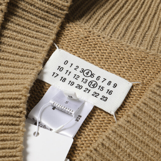 話題の行列 S キャメル 22AW MM14 MM4 Margiela Maison セーター