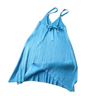 プリーツプリーズイッセイミヤケ(PLEATS PLEASE ISSEY MIYAKE)のPLEATS PLEASE プリーツプリーズ　バックリボン　チュニック(チュニック)