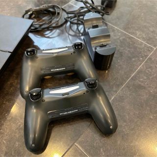 クリスマスローズ PS4 CUH-1200A コントローラー2個 卓上充電器付き