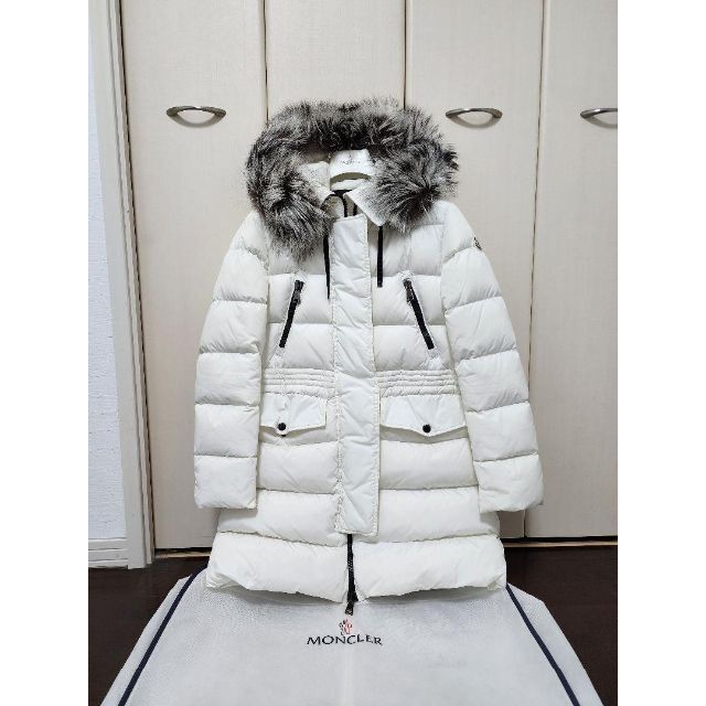 MONCLER⭐モンクレール⭐アフロティ⭐APHROTI⭐ロングダウンコート⭐白