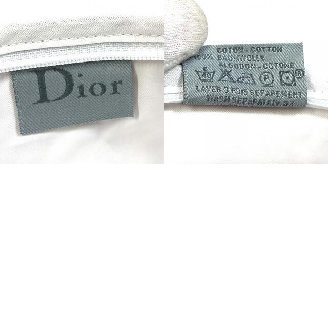 ディオール Dior トロッター 化粧ポーチ メイクポーチ ペンケース ポーチ パイル ピンク×ホワイト 美品