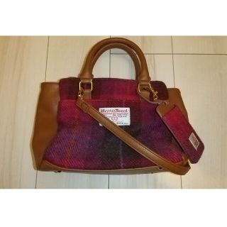 ハリスツイード(Harris Tweed)のハリスツイード×しまむら 2wayバッグ ピンク★(ハンドバッグ)