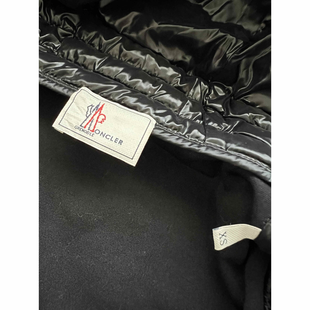 美品Monclerダウンパーカージャケットカーディガン黒XSインナー黒人気レア!