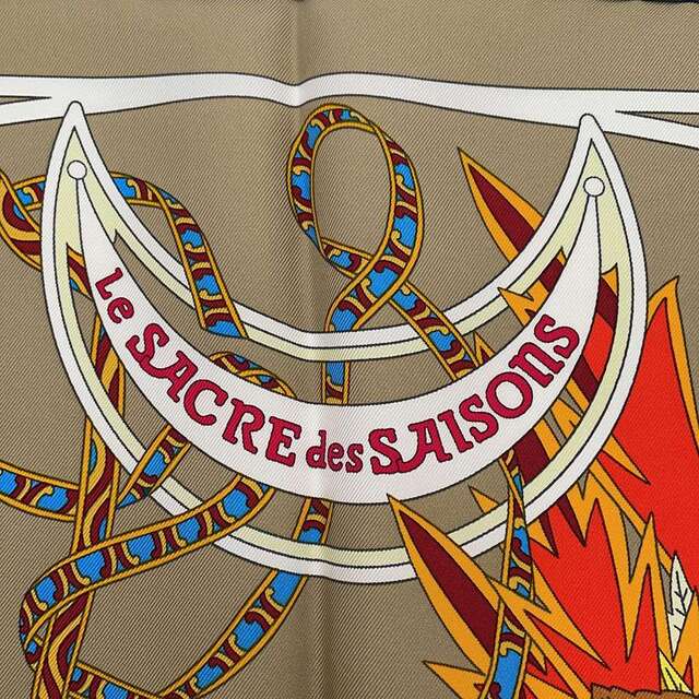 2022人気の Saisons des Sacre Le 四季の祭典 カレ90 スカーフ