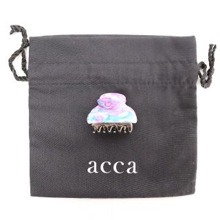 アッカ(acca)のacca アッカ　ミニSヘアクリップ　レディース　パープル・ブルー　USED(バレッタ/ヘアクリップ)