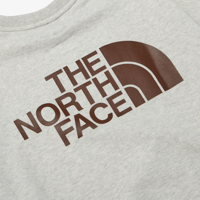 THE NORTH FACE(ザノースフェイス)の【新品】ノースフェイス　トレーナー　背面ビッグロゴ　オートミール　ユニセックスM メンズのトップス(スウェット)の商品写真