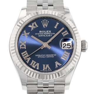 ROLEX - ロレックス デイトジャスト31 SS/K18WGホワイトゴールド 278274 ROLEX 腕時計 ブルー文字盤