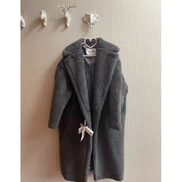 特別オファー Mara Max Mara Max マックスマーラ 新品 テディベア テディコート XS ロングコート Maxmara マックスマーラ テディベア コート 白