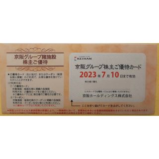 ケイハンヒャッカテン(京阪百貨店)の京阪HD 株主優待冊子　ひらかたパーク入園券 2023年7月10日(遊園地/テーマパーク)