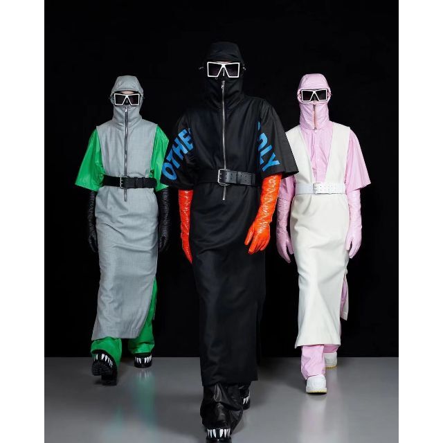 Walter Van Beirendonck FW22 Mesh Face Morph Mask