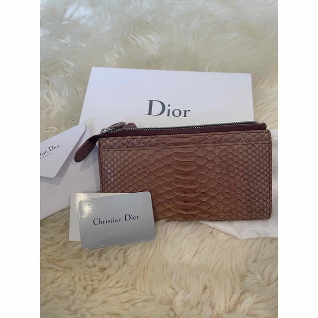 Dior(ディオール)の❤️DIOR ディオール　限定品　パイソン　長財布　クラッチ　ポーチ レディースのファッション小物(財布)の商品写真