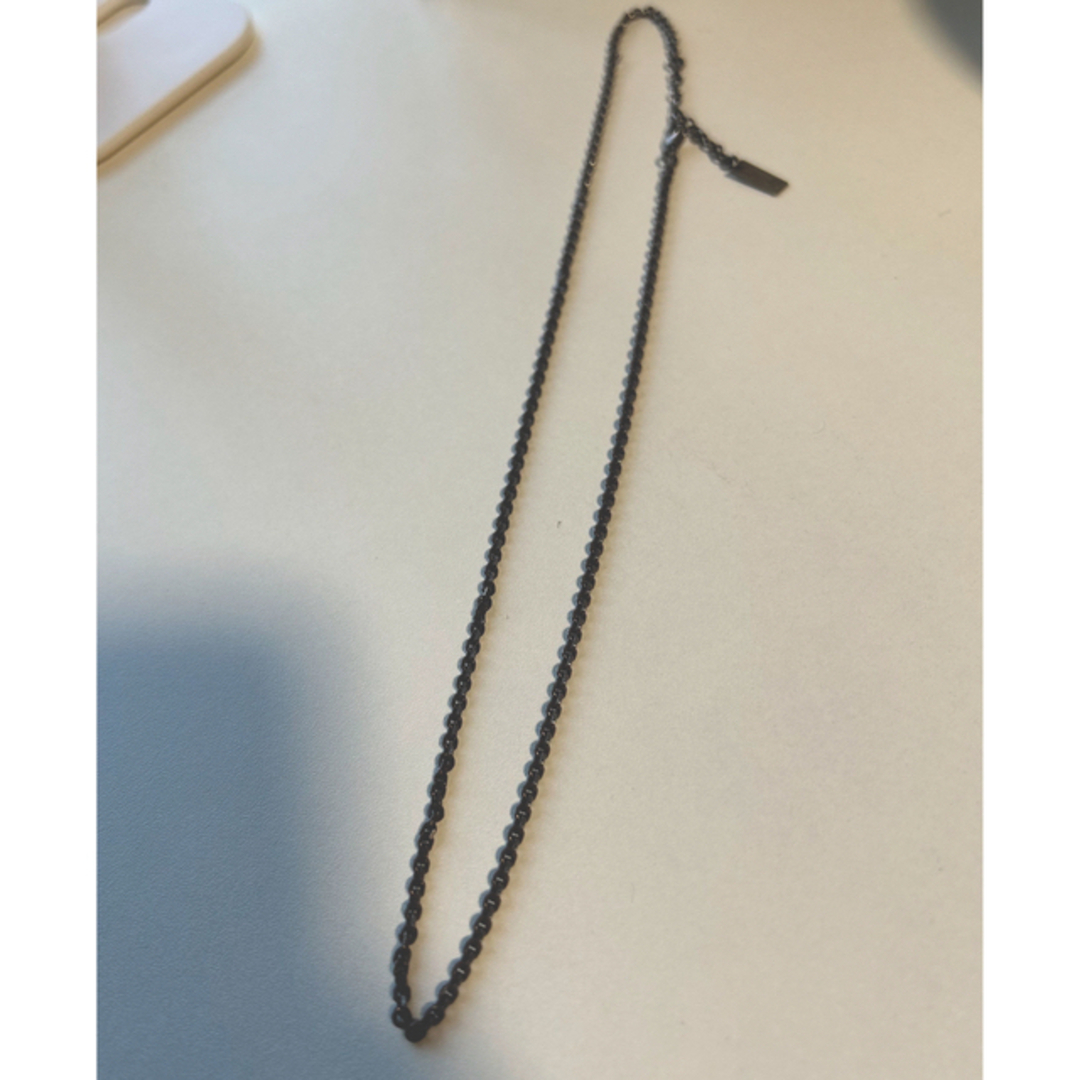 最終値下SAINT LAURENT シルバートーン カーブチェーン ネックレス