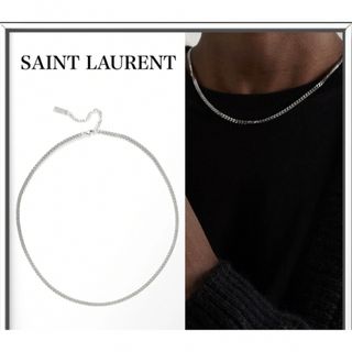 サンローラン(Saint Laurent)の最終値下SAINT LAURENT シルバートーン カーブチェーン ネックレス (ネックレス)