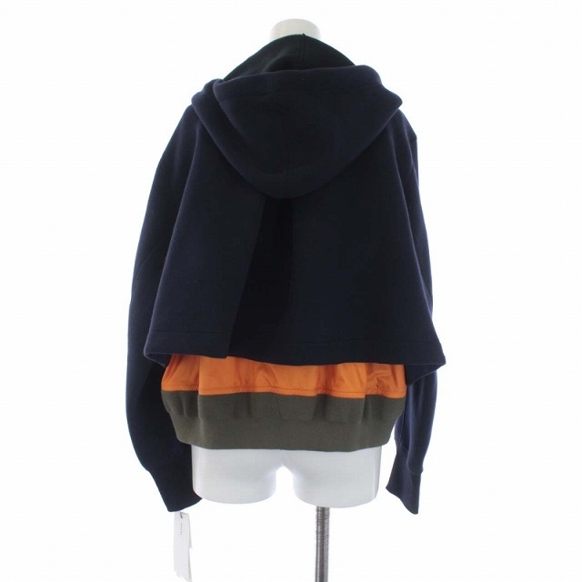 sacai(サカイ)のサカイ Sponge Sweat Zipup Hoodie MA-1 パーカー レディースのトップス(パーカー)の商品写真